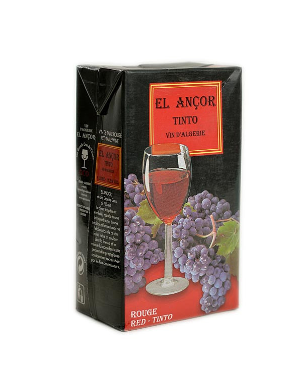 El Ançor  vin rouge d'Algérie